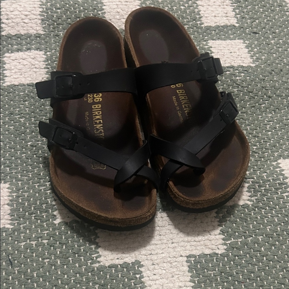 Birkenstock Black Double Strap Sandals